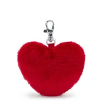 FURRY HEART CHARM Red Rouge