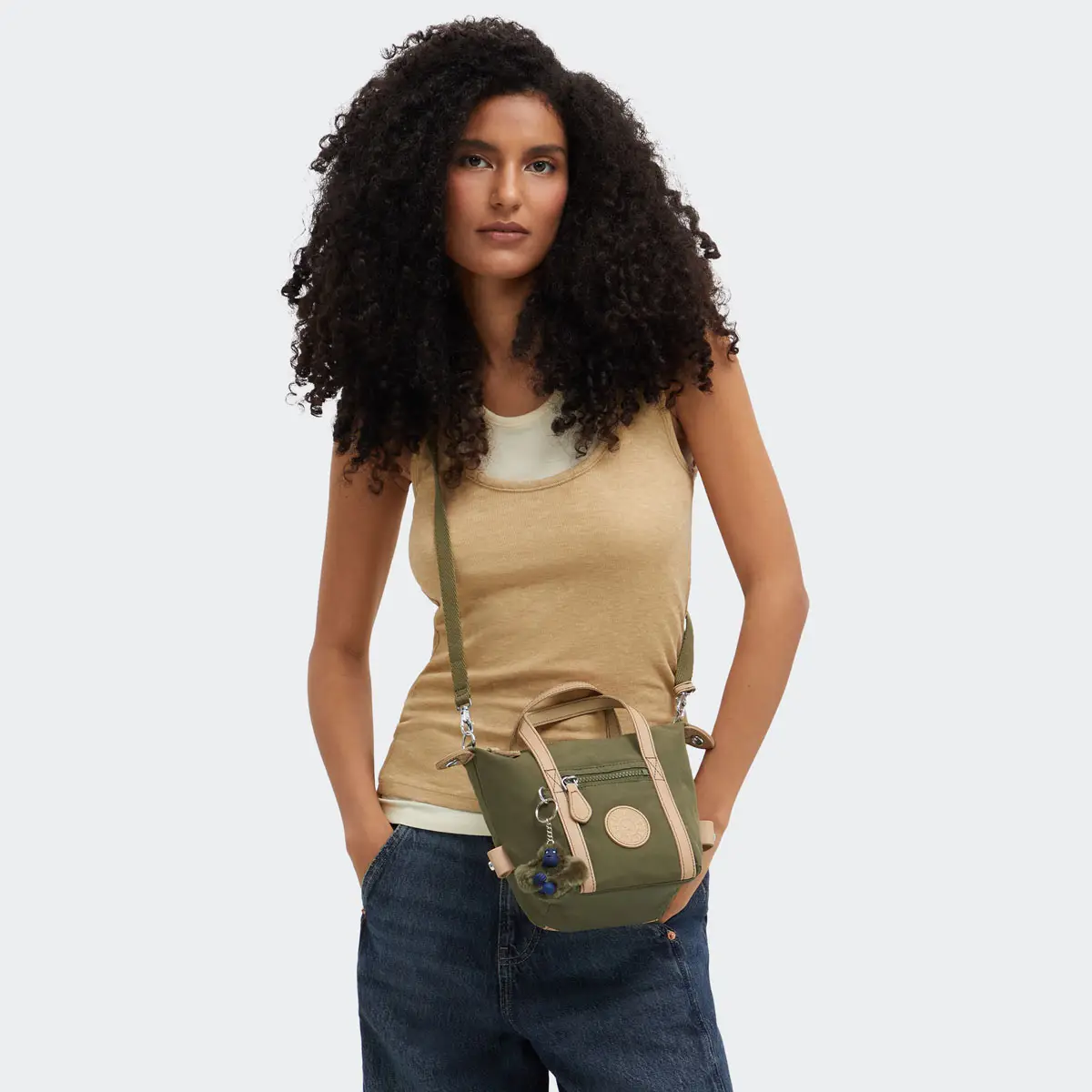 KPKI84706RC_9 BOXY ART S Cotton Khaki