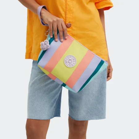 NAOMI POUCH Bold Stripe Bl