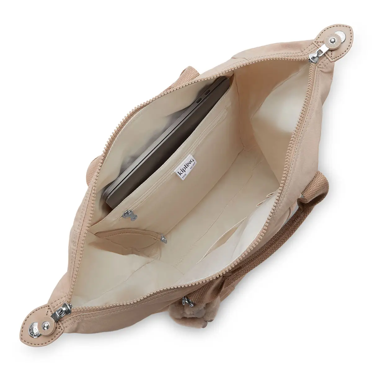 KPKI9651J00_3 NEW ART BACKPACK Tan Beige