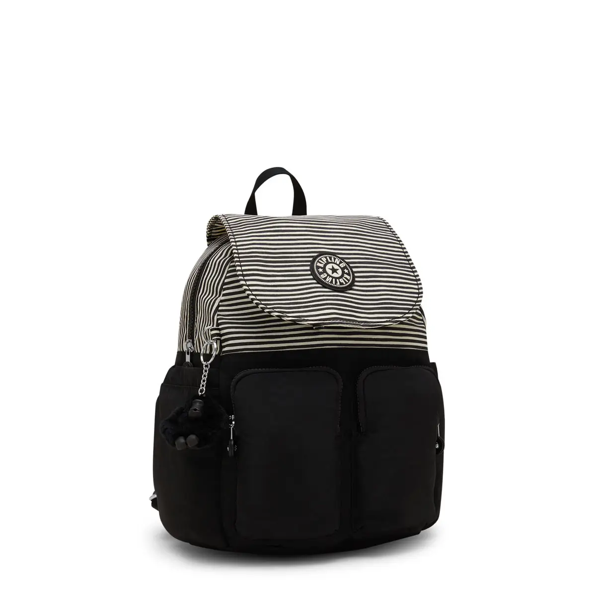 KPKI82123FR_4 CITY POCKET S Stripe Black Bl